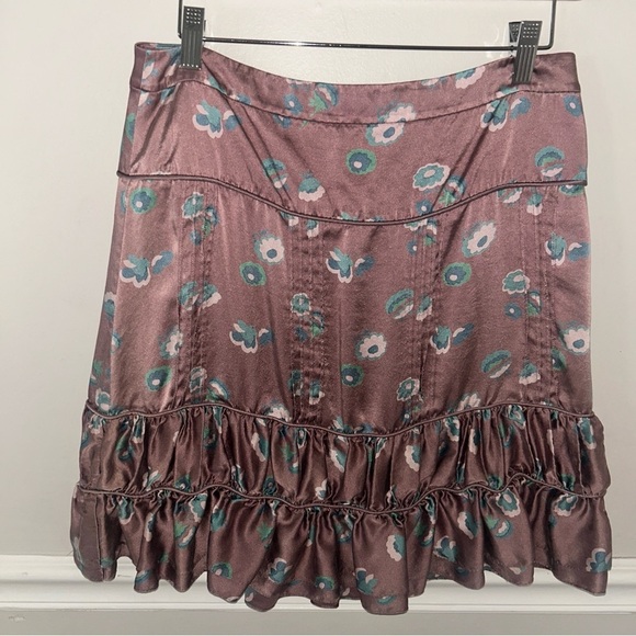 Marc Jacobs Pink Bubble Mini Skirt with Ruffled Hem - Picture 3 of 4